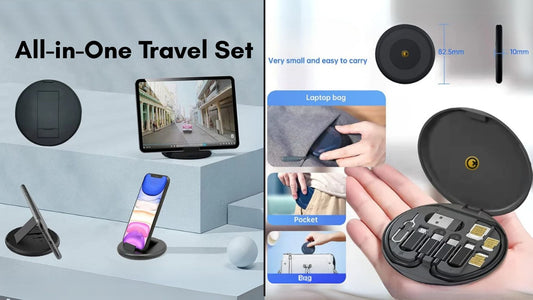 GrunX All-in-One 60W Fast Charging Travel Data Cable Set