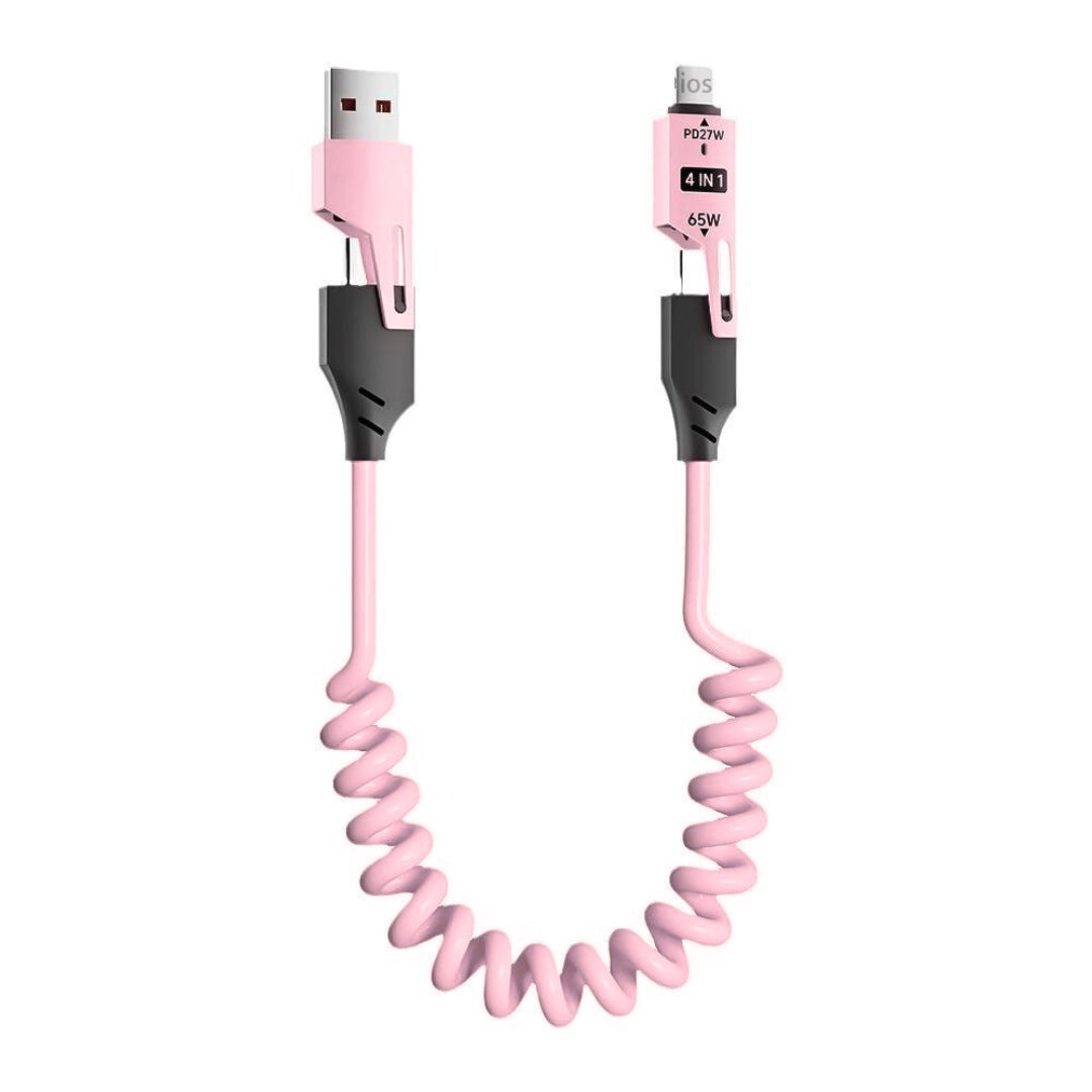 Spira 4-in-1 Fast Charging Spring Cable