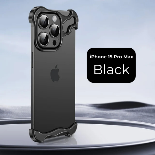 Case and Cover iPhone 14 Pro Max,13 Pro Max  Black Arc Titanium Bumper Alien GrunX in India