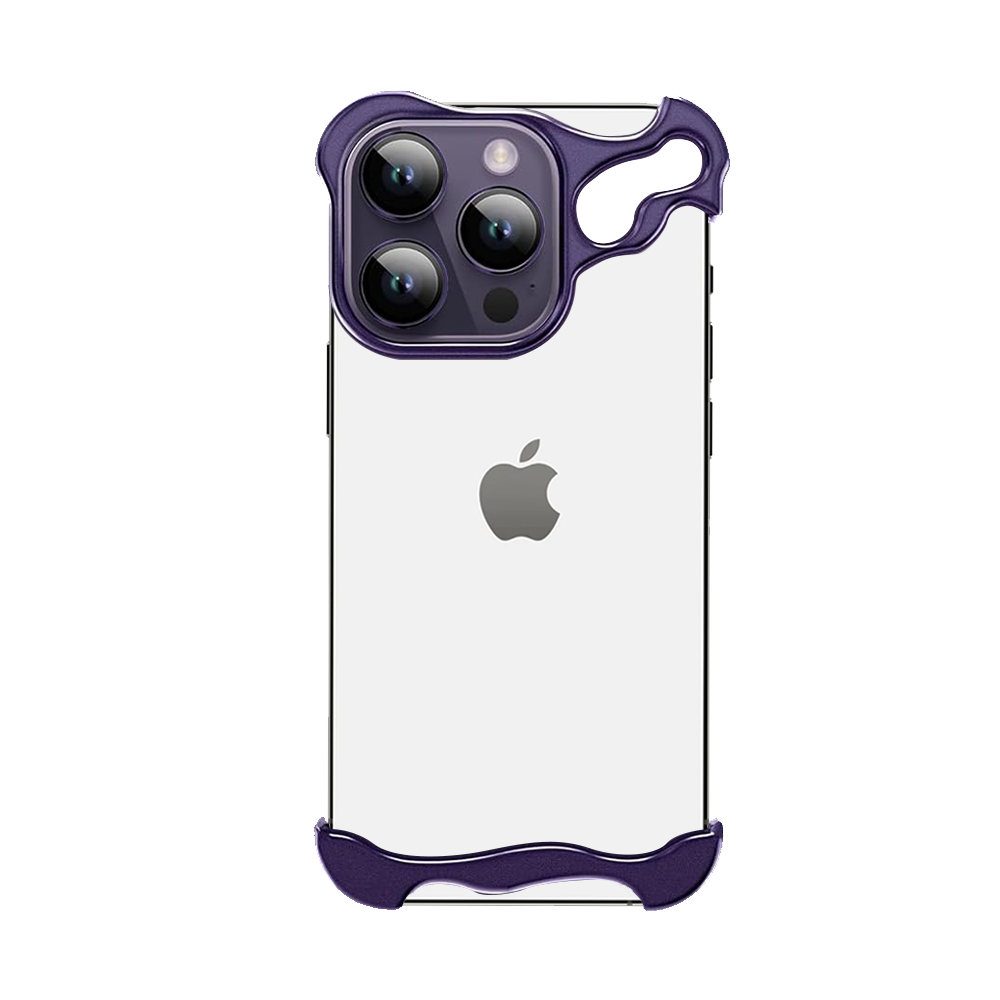 Case and Cover iPhone 15 Pro Max Purple Back View Alien GrunX in India