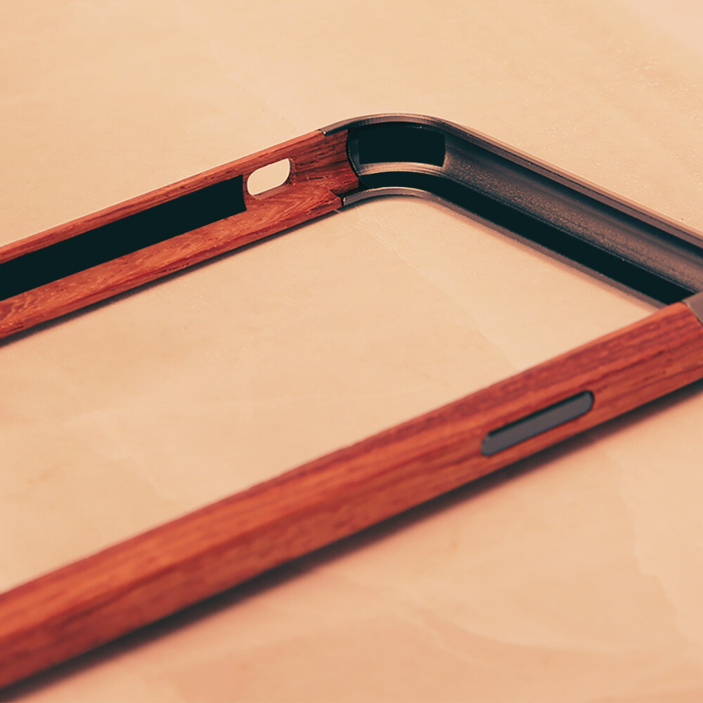 Case and Cover iPhone 16, 16 Plus, 16 Pro, 16 Pro Max Rosewood Back View Amazon GrunX in India