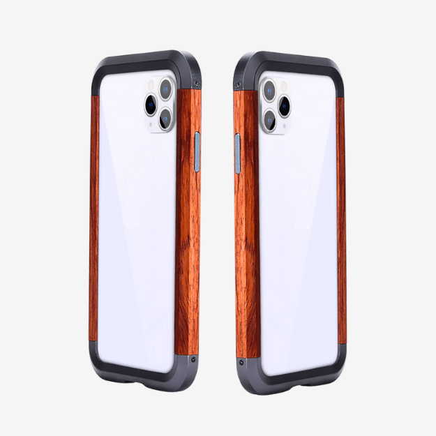 Case and Cover iPhone 14, 14 Plus, 14 Pro, 14 Pro Max Rosewood Cutouts for all Buttons Side View Amazon GrunX in India