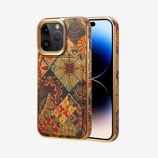Colorful patterned iPhone 11 Pro case displayed for sale on Grunxstore.