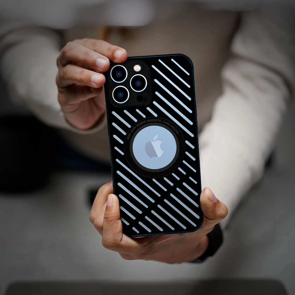 Case and Cover iPhone 14 Plus, 14 Pro, 14 Pro Max Black Man Showcasing Back View Boat GrunX in India