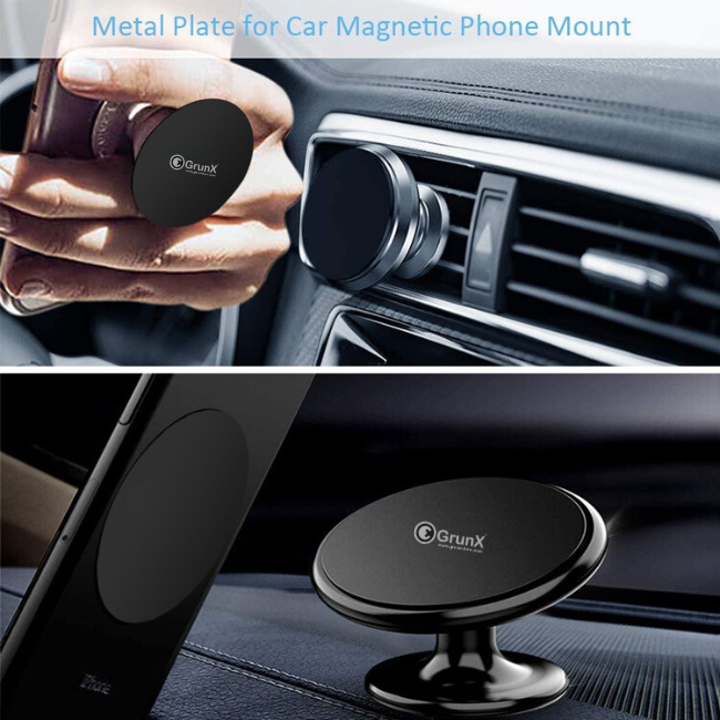 Car Mount Mobile Stand 40/45 mm Black Demonstrating Three DIfferent Ways Buzz GrunX in India