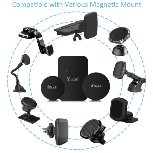 Car Mount Mobile Stand 40/45 mm Black Different Shapes Buzz GrunX in India
