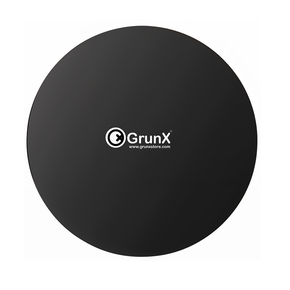Car Mount Mobile Stand 40/45 mm Black Front View with Logo Buzz GrunX in India