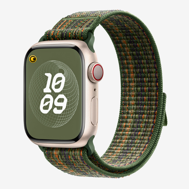 Watch Strap and Watch Band Apple Apple Watch Series 9, 8, 7, 6, 5, 4, 3, 2, 1,Se, Ultra & Ultra 2 38/40/41mm 42/44/45/49mm Camouflage Photo With Description Of Compatible Strap Camouflage GrunX in India