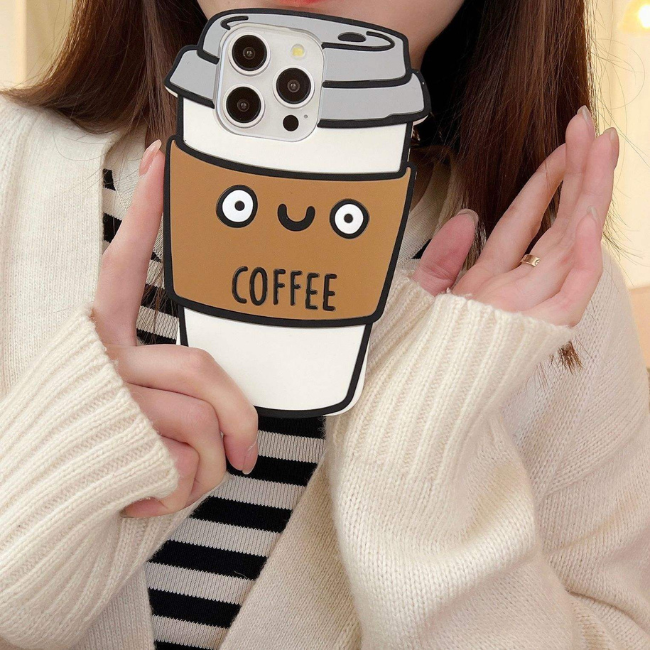Case and Cover iPhone 14 Pro Max Brown Mirror View Coffee GrunX in India