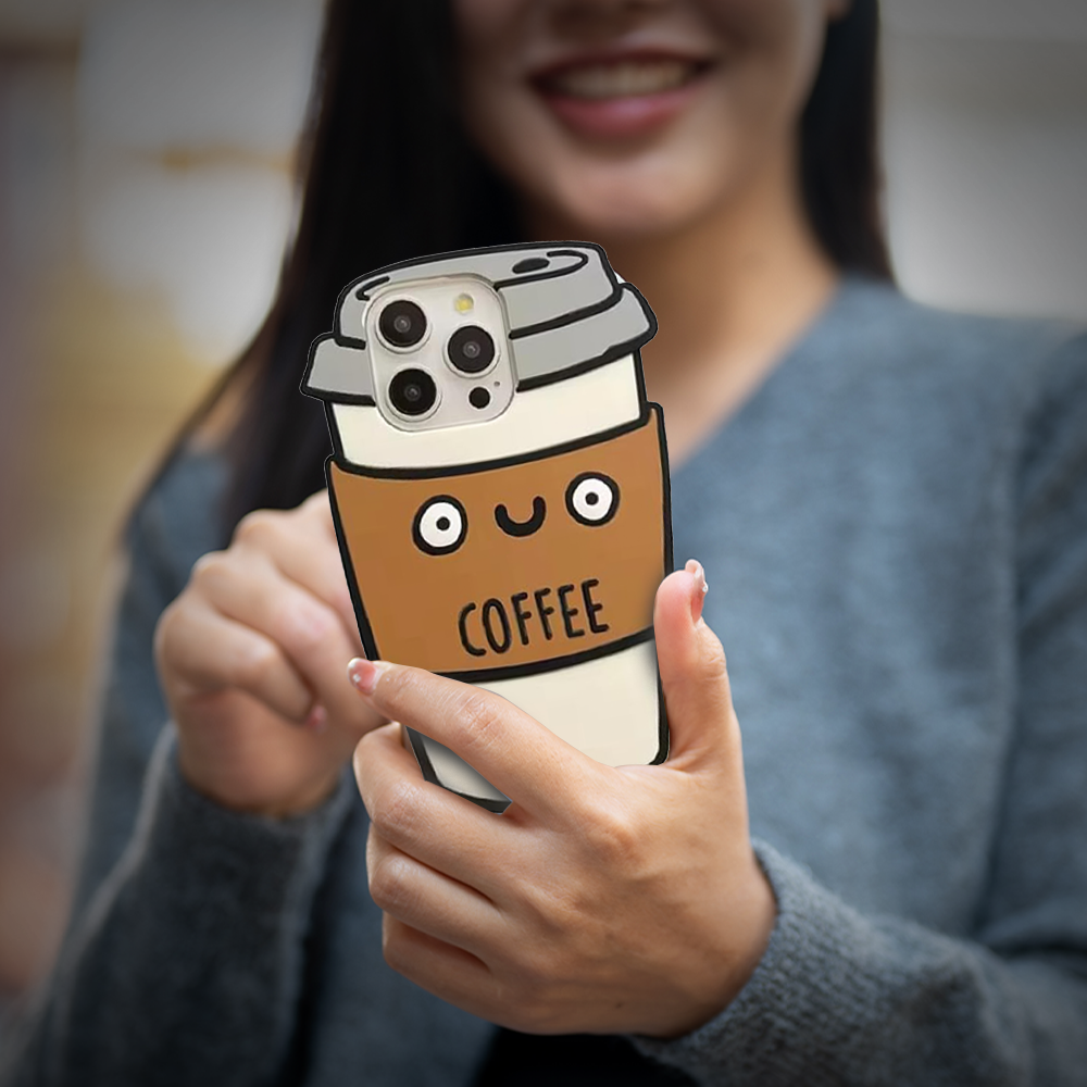 Case and Cover iPhone 16 Pro Brown Woman Showcasing Back View Coffee GrunX in India