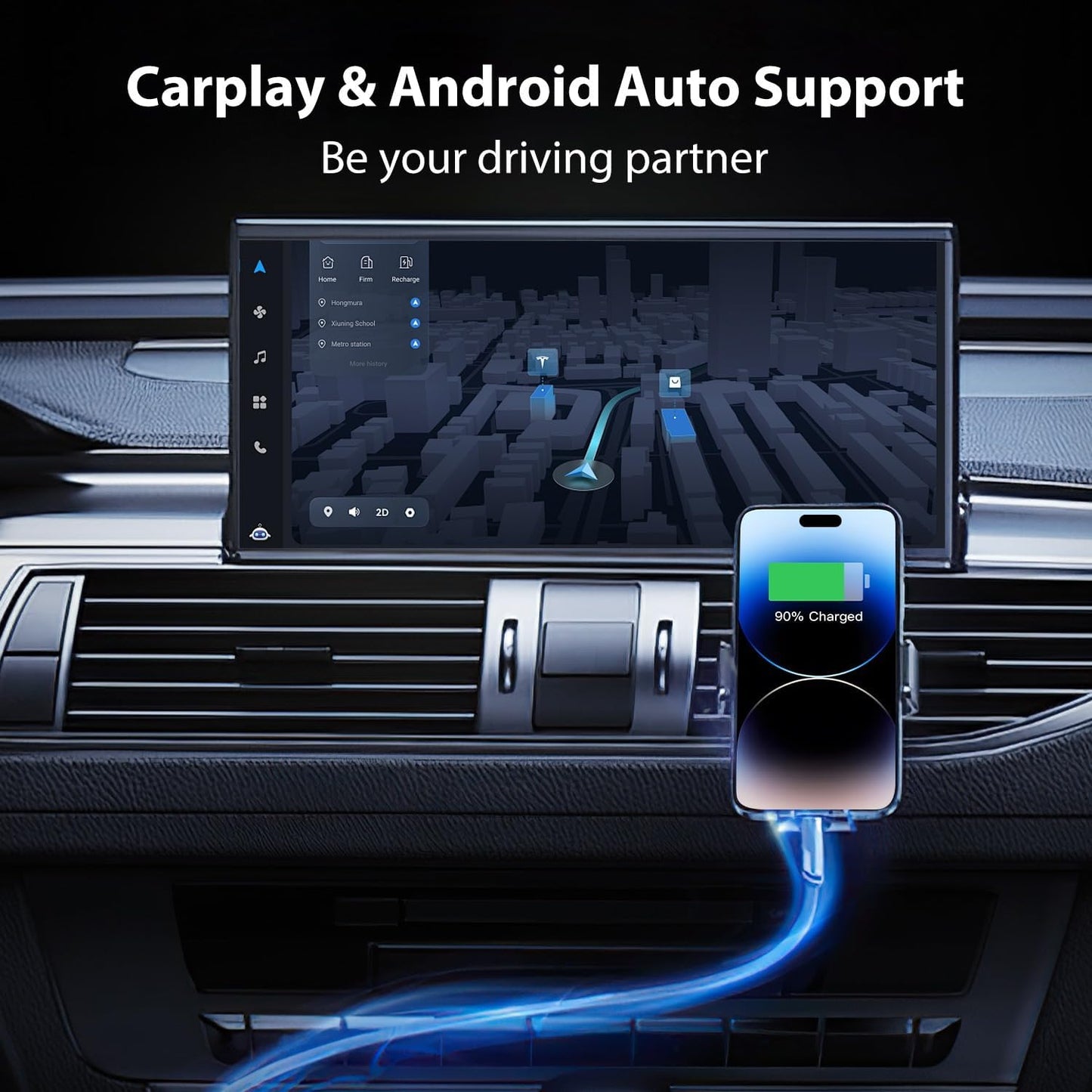 Daily - 2 in 1 Fast Charging Cable 65W For all Devices