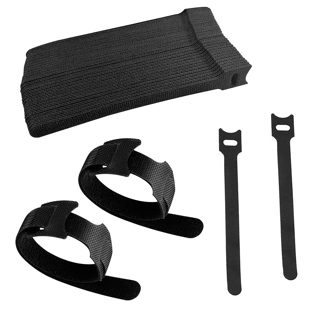 Duck #2- Velcro Cable Ties Wrap - Blackish