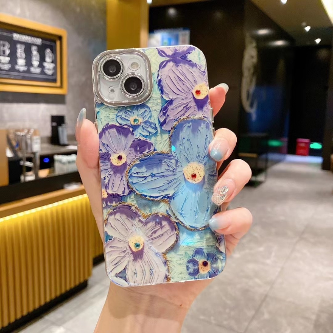 Case and Cover iPhone 11, 11 Pro, 11 Pro Max Diamond Blue Camera Lens Protection Eliza GrunX in India