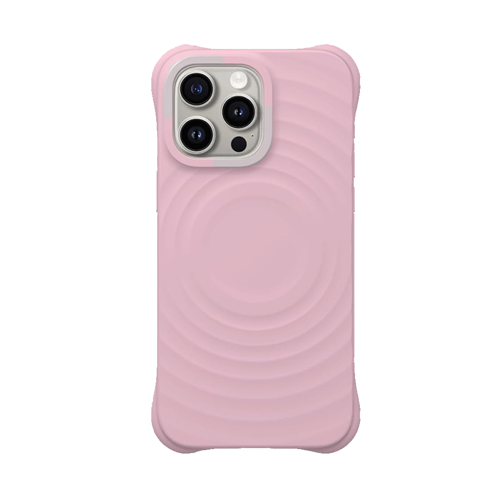 Case and Cover iPhone 16, 16 Plus, 16 Pro, 16 Pro Max Pink Back View Heart GrunX in India