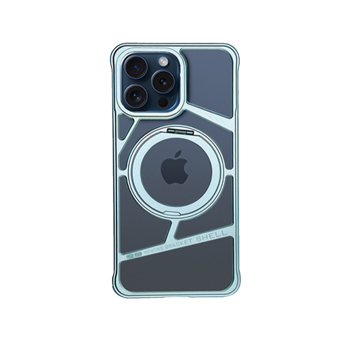 Case and Cover iPhone 16 Silver Back View Hiccup GrunX in India