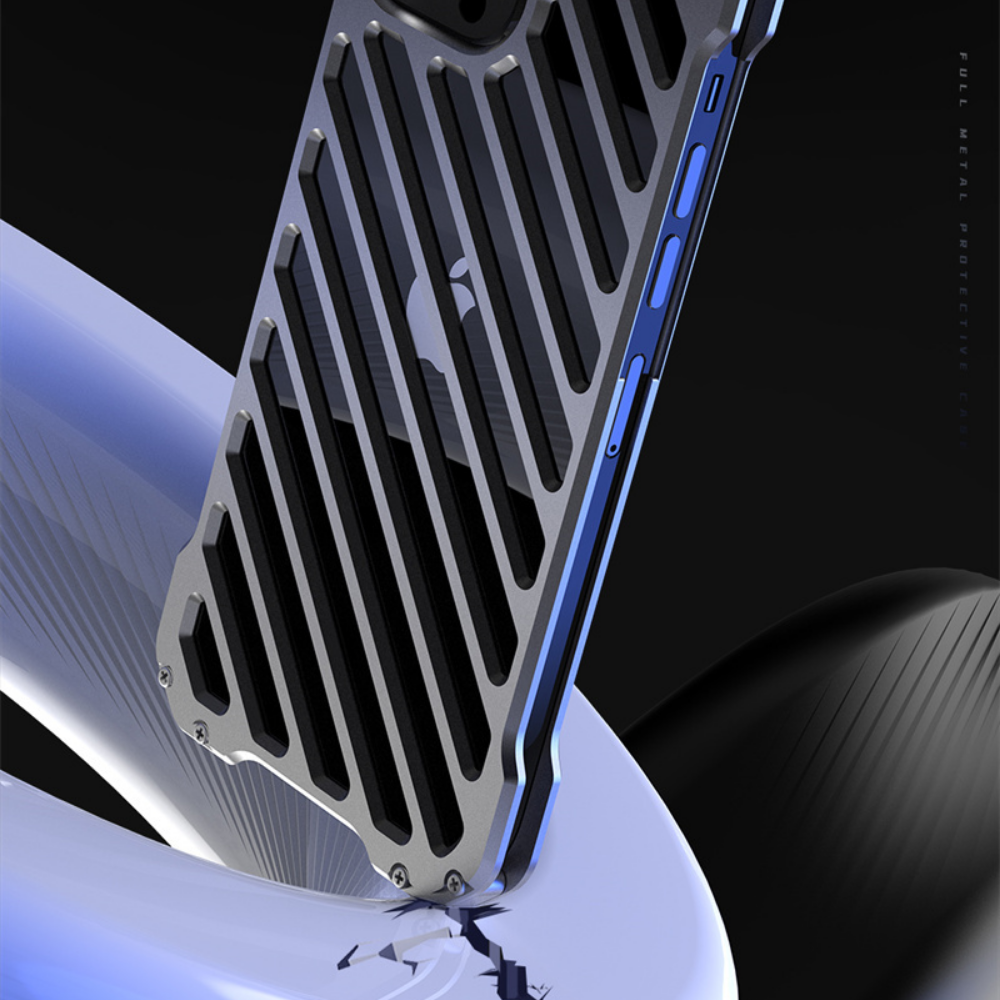 Case and Cover iPhone 12 Pro Max Dark Gray Drops and Bumps Protection Hollow GrunX in India