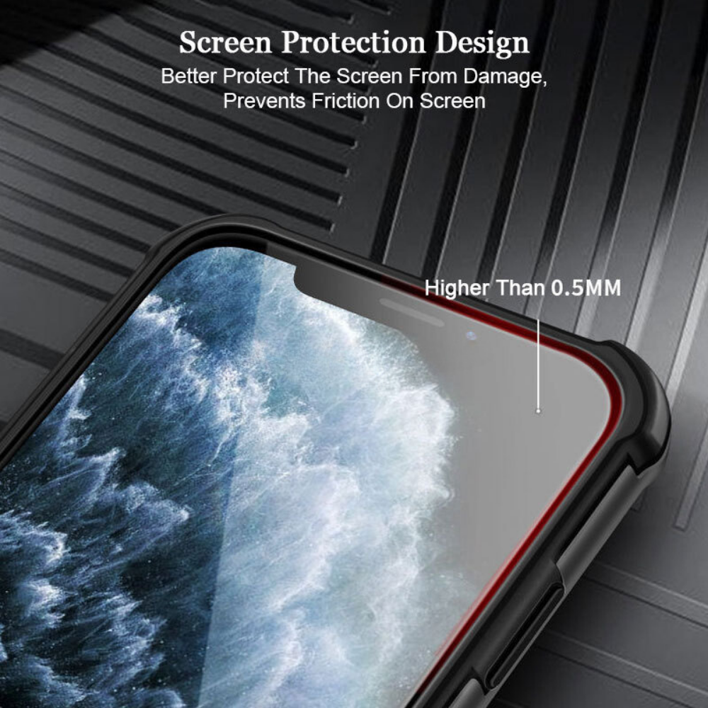 Case and Cover iPhone 13 Pro Max Transparent Screen Protection Design Honeycomb GrunX in India