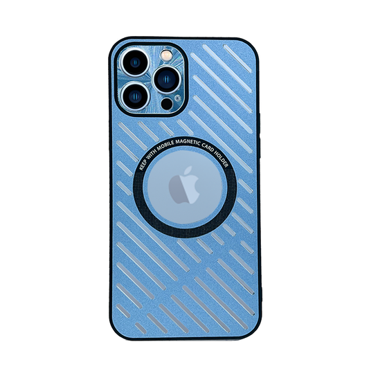 Case and Cover iPhone 14  Blue Back View Ice GrunX in India