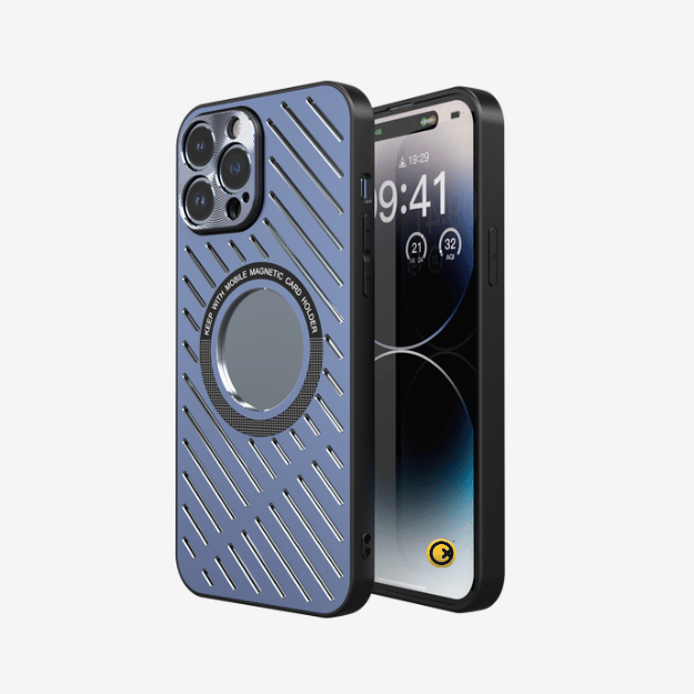 Case and Cover iPhone 14 Pro Blue Side View Ice GrunX in India