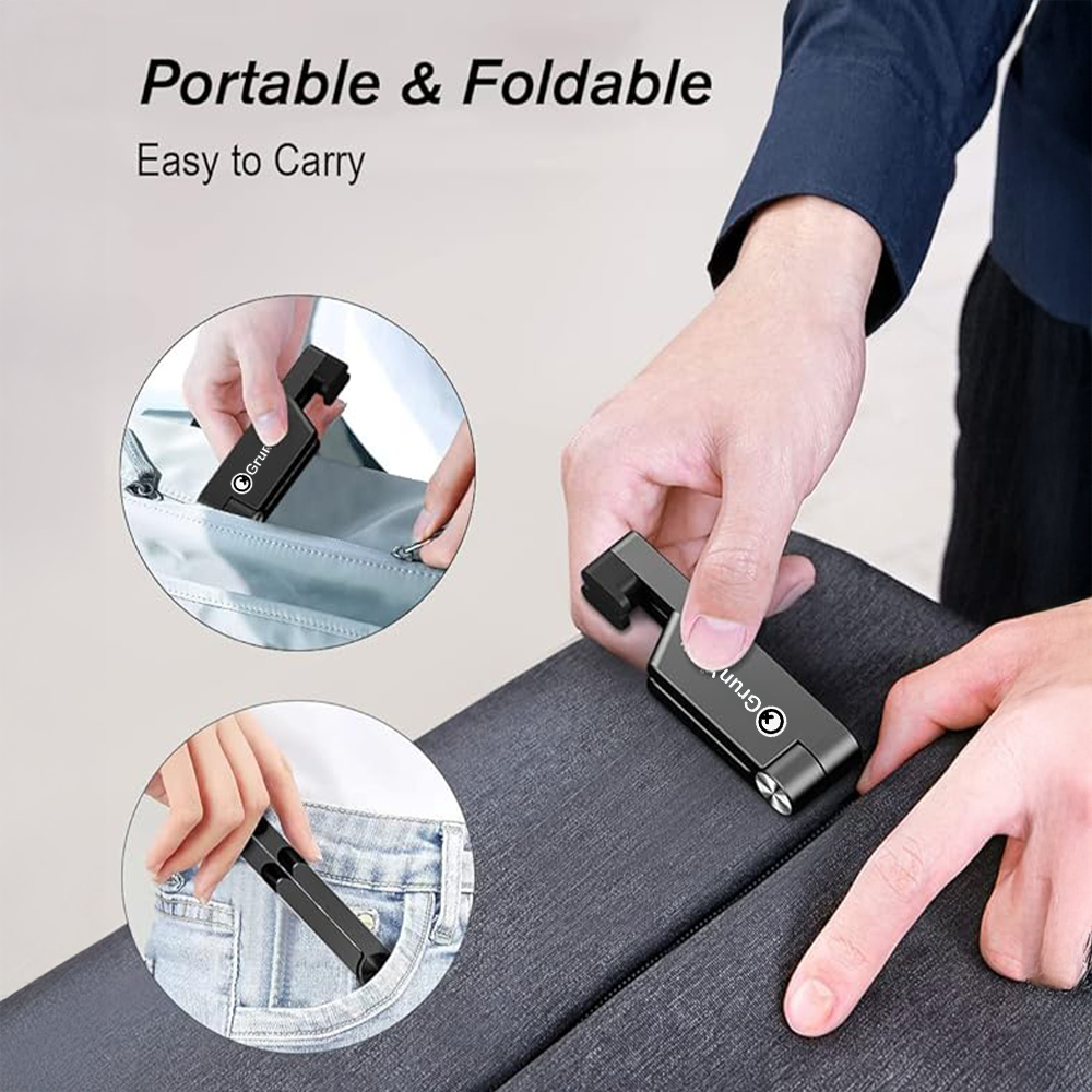 Mobile Stand and Holder Smartphones and Tablets Adjustable Black Easy To Carry Jackie Grunx in India