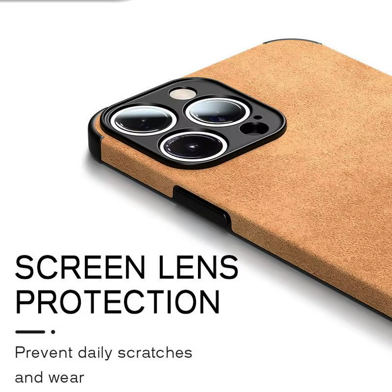 Case and Cover iPhone 15 Lambskin Camera Lens Protection King GrunX in India