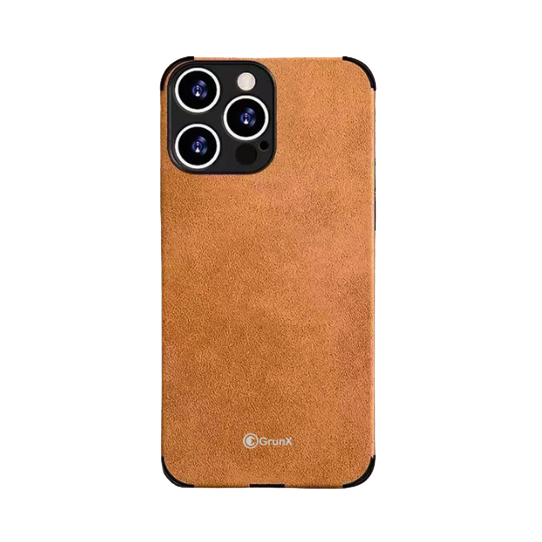 Case and Cover iPhone 16 Lambskin Back View King GrunX in India