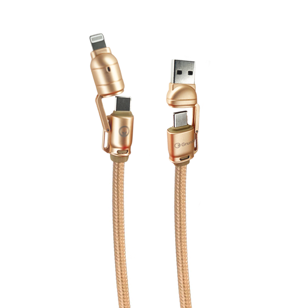 Lanyard Charging Cable All Devices Android and Apple Devices 1.5 Meter Rose Gold and Navy Blue Supporting Lightning, USB-C, and Micro-USB Devices Lasso GrunX in India