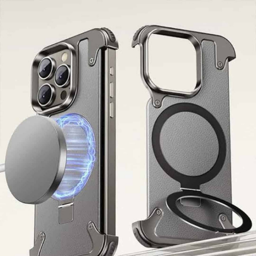 Case and Cover iPhone 14 Pro Max Grey MagSafe Chariging Messi GrunX in India