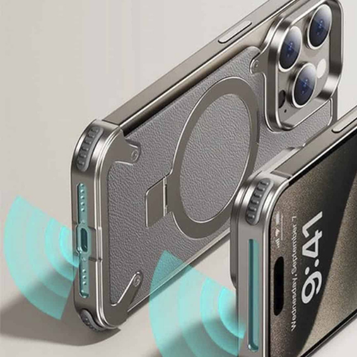 Case and Cover iPhone 15 Plus Grey Drops and Bumps Protection Messi GrunX in India