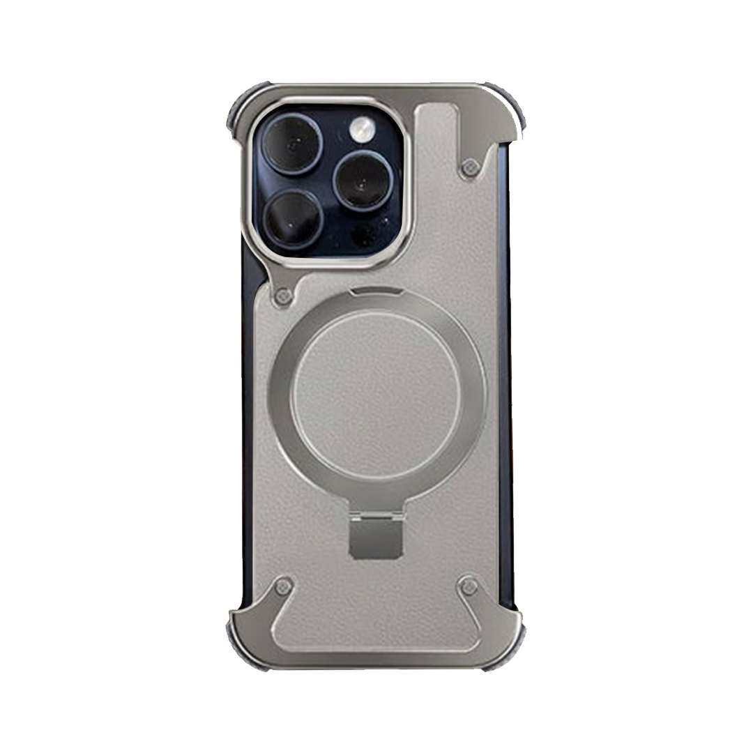 Case and Cover iPhone 15 Pro Max Grey Back View Messi GrunX in India
