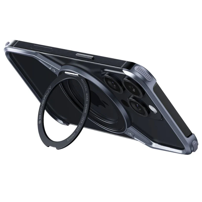 Case and Cover iPhone 15 Pro Max Grey Aluminum Alloy Material Nexis GrunX in India