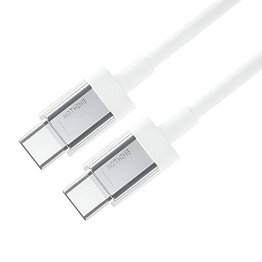 Nothing C2C - 65W Type C Fast Charging Cable (1 Meter White)