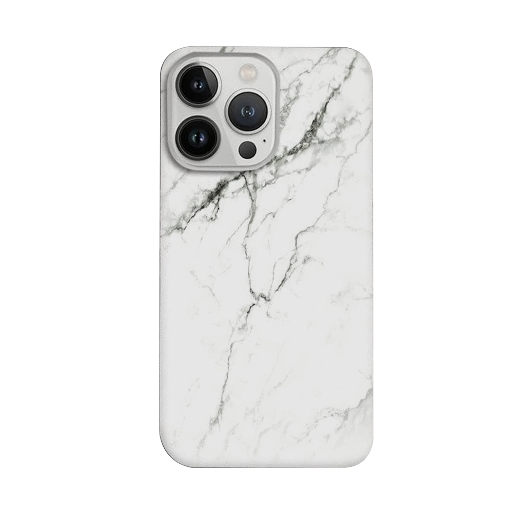Case and Cover iPhone 15 White Back View Pearl GrunX in India