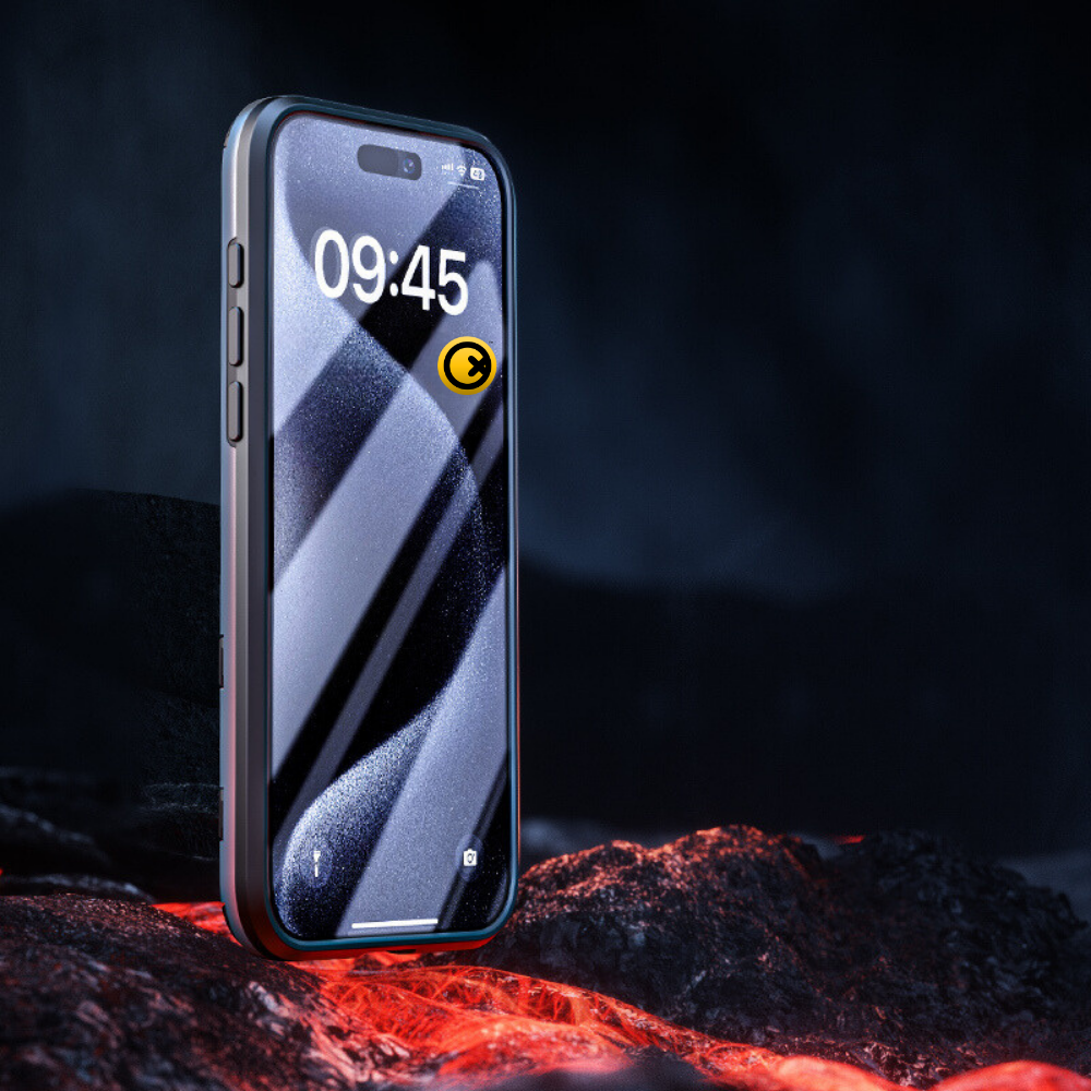 Case and Cover iPhone 12 Gray Front View Robot GrunX in India