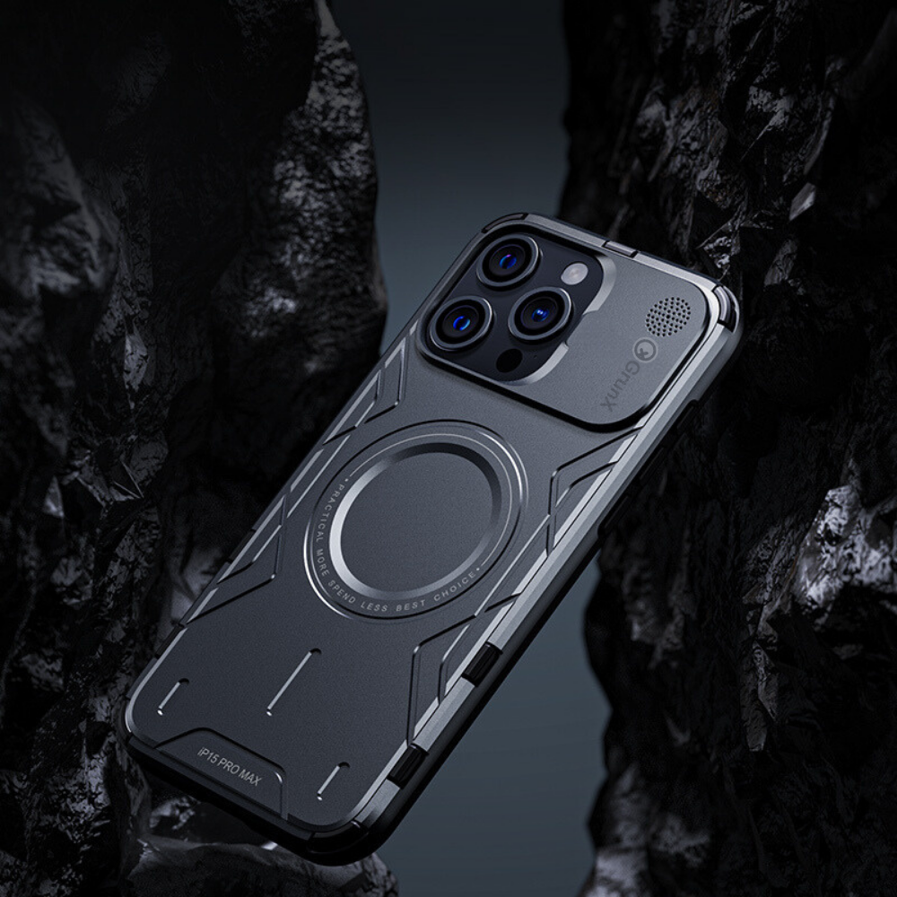 Case and Cover iPhone 13 Gray Drops and Bumps Protection Robot GrunX in India