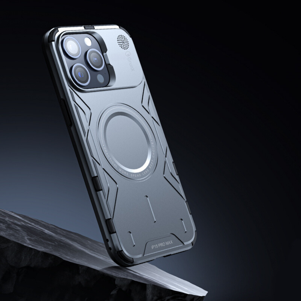 Case and Cover iPhone 13 Pro Max Gray Side View Robot GrunX in India