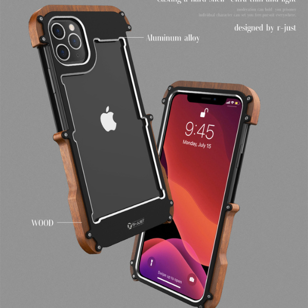 Case and Cover iPhone 14 Black Aluminum Alloy Metal Rocket GrunX in India