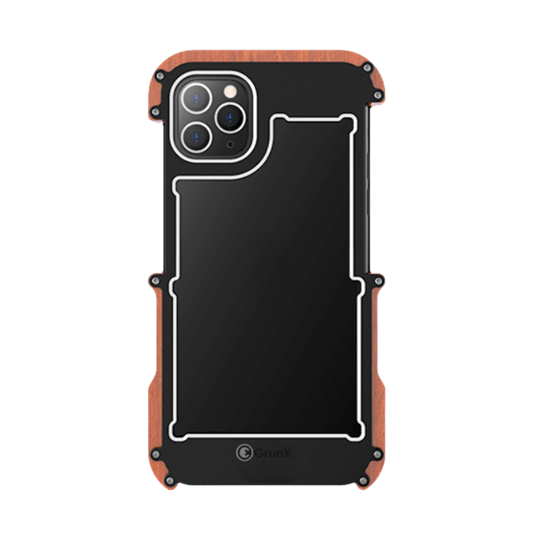 Case and Cover iPhone 16 Black Back View Rocket GrunX in India