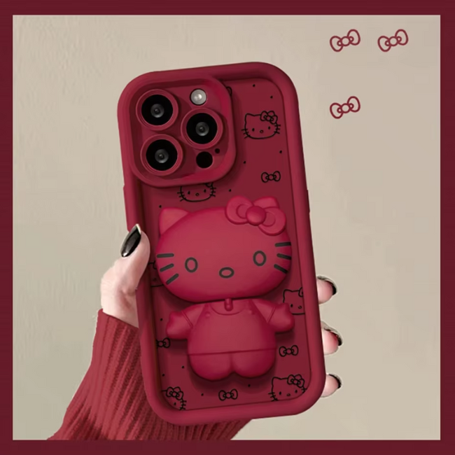 Case and Cover iPhone 15 Red Easy to Hold Rose GrunX in India