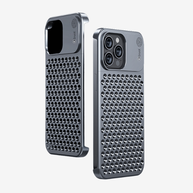Case and Cover iPhone 14, 14 Plus, 14 Pro, 14 Pro Max Silver Camera Protection Tesla GrunX in India