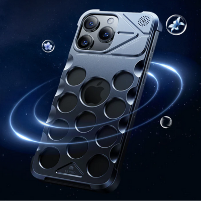 Case and Cover iPhone 14 Pro max Silver Build-in Fragrance Tablets Thanos GrunX in India
