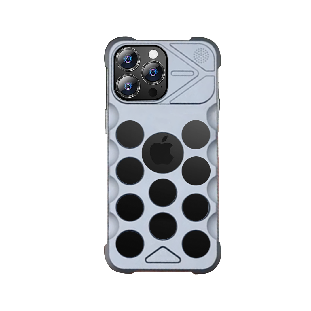 Case and Cover iPhone 16 Silver Back View Thanos GrunX in India