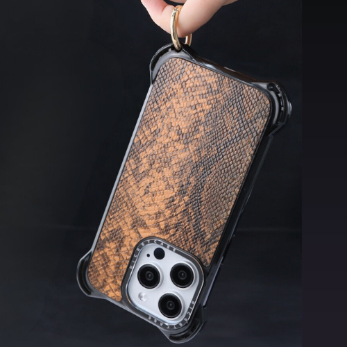 Case and Cover iPhone 13 Pro Max Snake-Skin Metal Ring Attachment Tiger GrunX in India