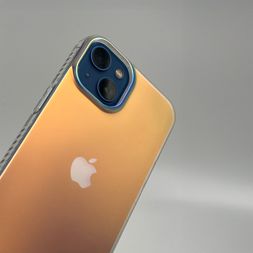 Case and Cover iPhone 13 Laser Gradient Camera View Trump GrunX in India
