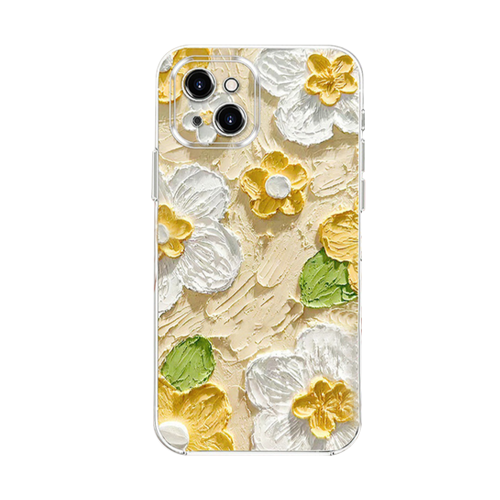 Case and Cover iPhone 16, 16E, 16 Plus, 16 Pro, 16 Pro Max  Yellow Back View Tulip GrunX in India