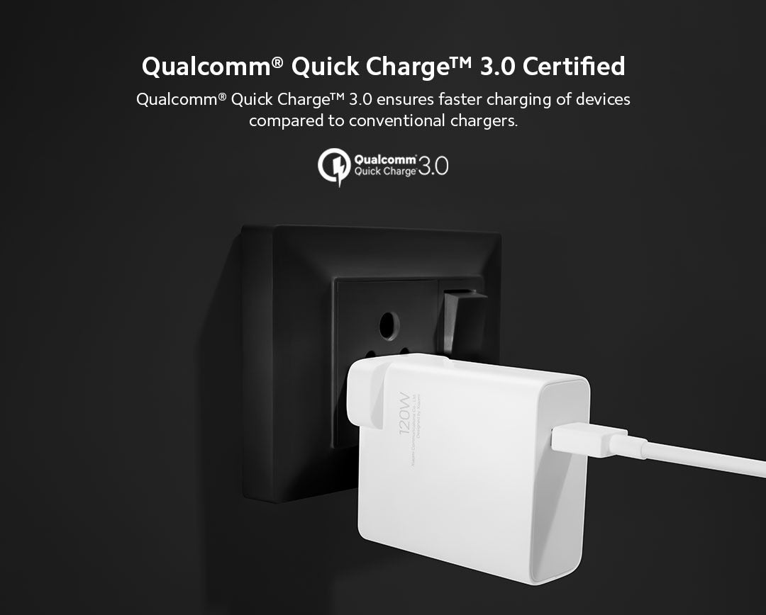 Xiaomi 120W HyperCharge Adapter Combo with USB-C Cable