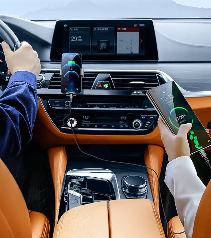 Cool 2.0 - 85W Dual Ports 3.5A Smart Car Charger For iPhones