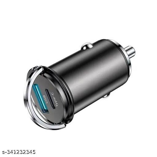 85W dual port car charging adapter with compact design, suitable for all vehicles – available at GrunX