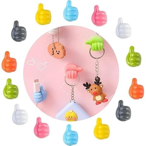 Handy - Cute Cable Holders with 3M Adhesive (Pack of 5)