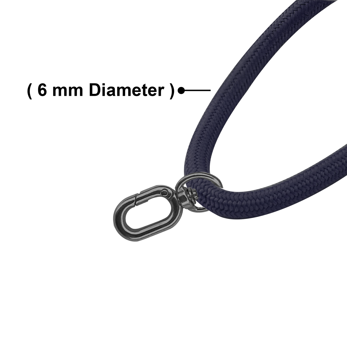 Lanyard Charging Cable All Devices Android and Apple Devices 1.5 Meter Rose Gold and Navy Blue 6 mm Diameter Lasso GrunX in India